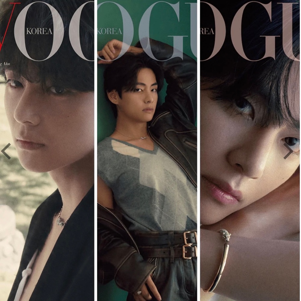 BTS V COVER VOGUE MAGAZINE 2022 OCTOBER ISSUE
